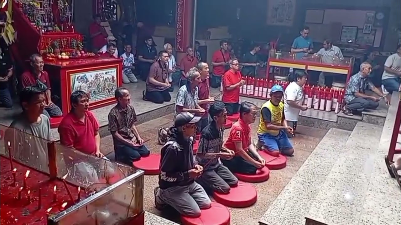 Kelenteng Marga Yap Palembang Rayakan HUT Dewa Sam Tai Kong