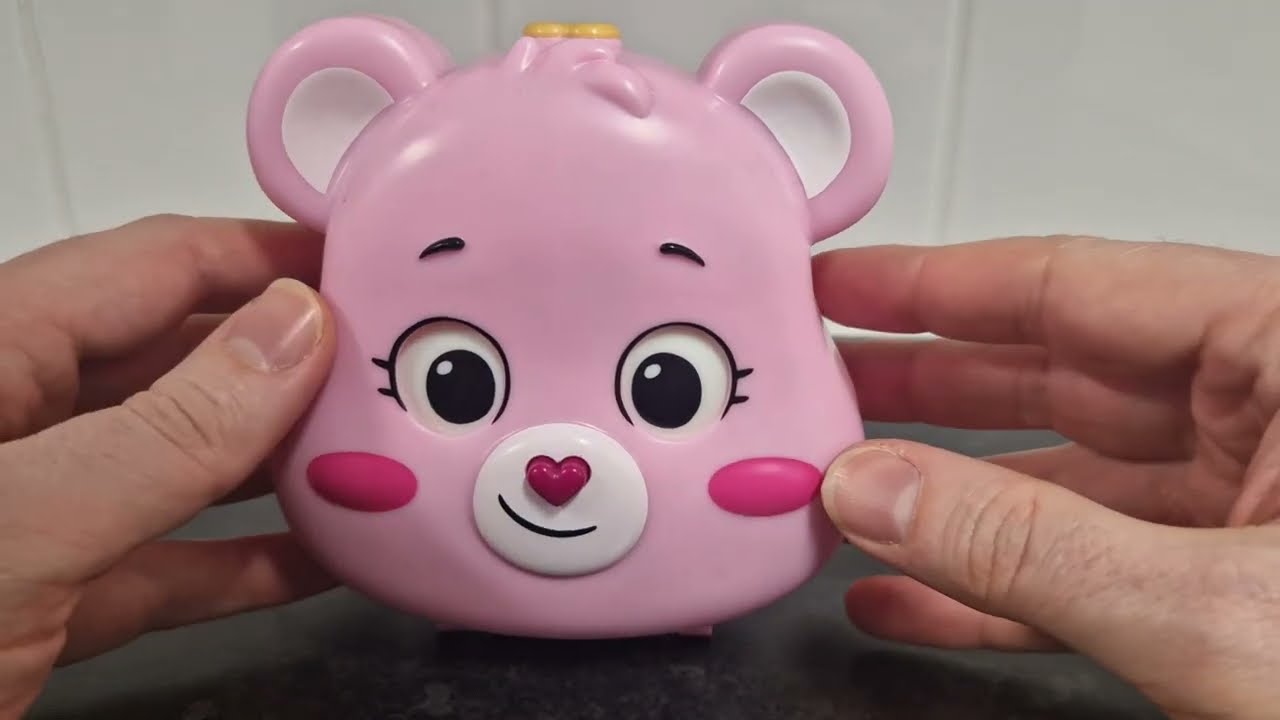 Polly Pocket compact Care Bear. review.