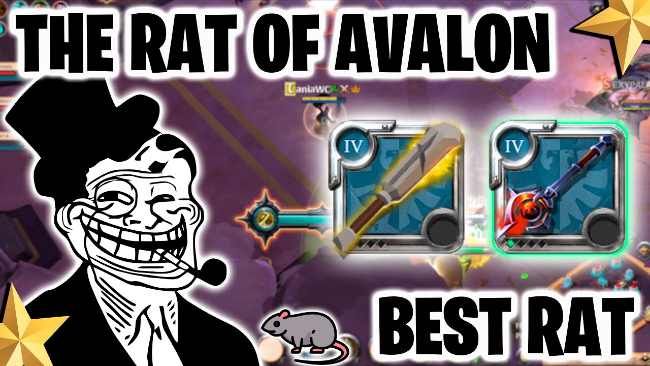 💥THE RAT, POWERFUL BEDROCK MACE IN THE ROADS AVALON💥 | THE BEST RATATA | ALBION ONLINE | Ep31.
