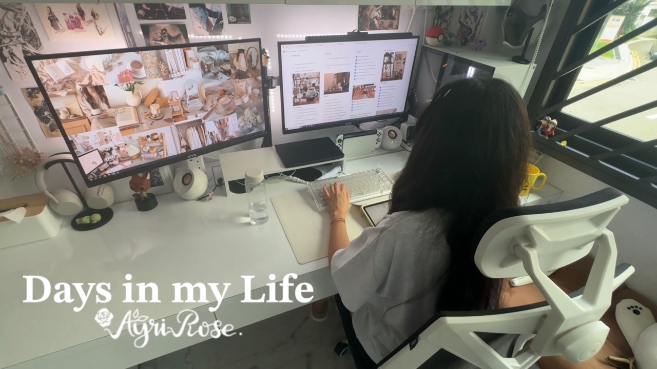Vlog | how I live life slowly in a fast paced Singapore, recent daily records, planning, cozy games