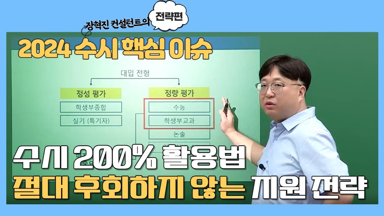 수시 200% 활용법! 절대 후회하지 않는 지원 전략은?