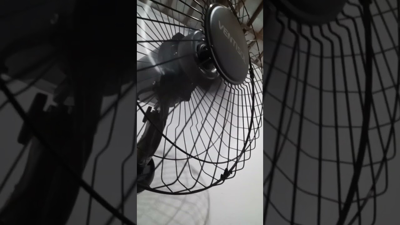 Ventilador de parede ventisol vop steel 50 cm | 200w | preto