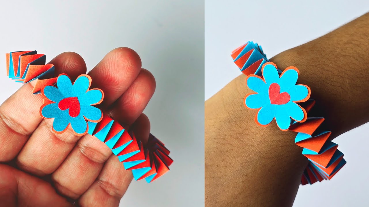DIY Paper Friendship Bracelet | Easy & Cute Craft For Friendship Day | Friendship Band
