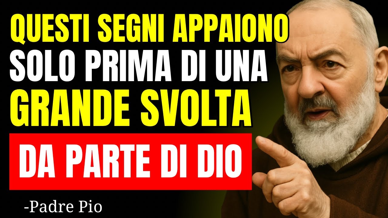 8 segnali che Dio ti sta preparando per qualcosa di più grande - Padre Pio