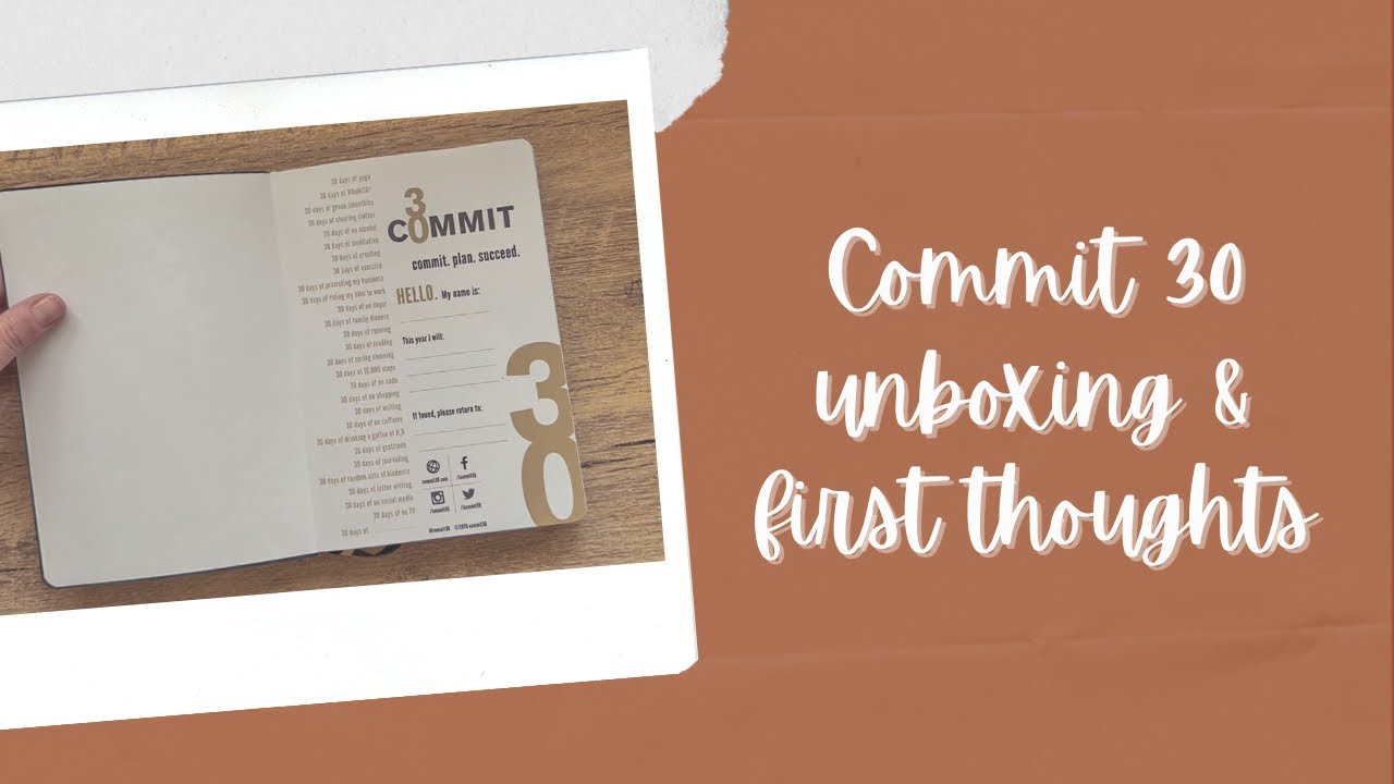 Commit 30 Unboxing & First Thoughts