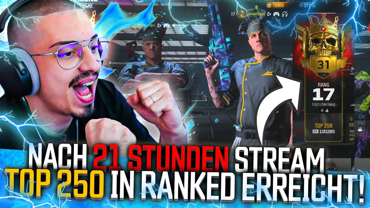 SO habe ich nach 21H die *TOP250* in RANKED ERREICHT! 🥇