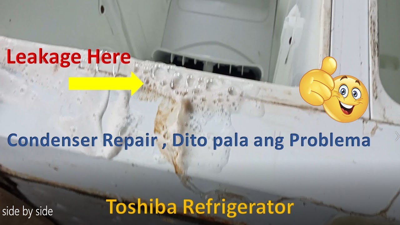 Toshiba GR-RS682WE-PMH System Reprocess , Condenser Repair