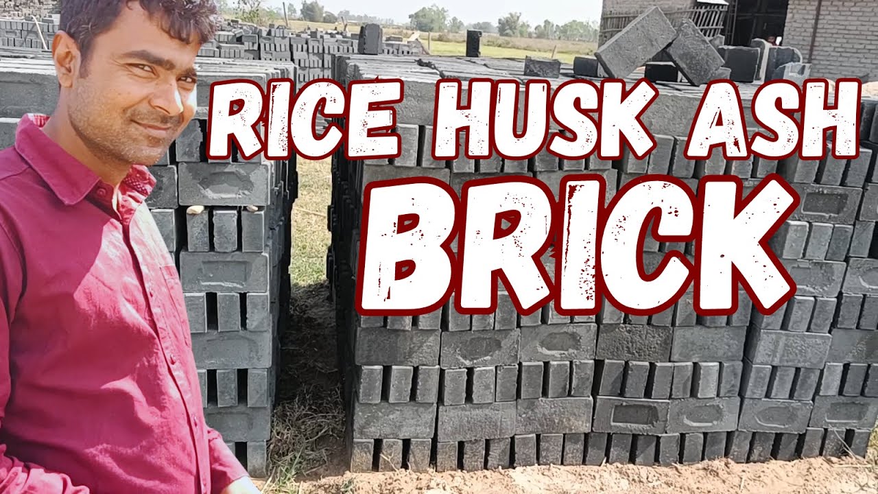 Production of Rice Husk Ash Bricks 🧱