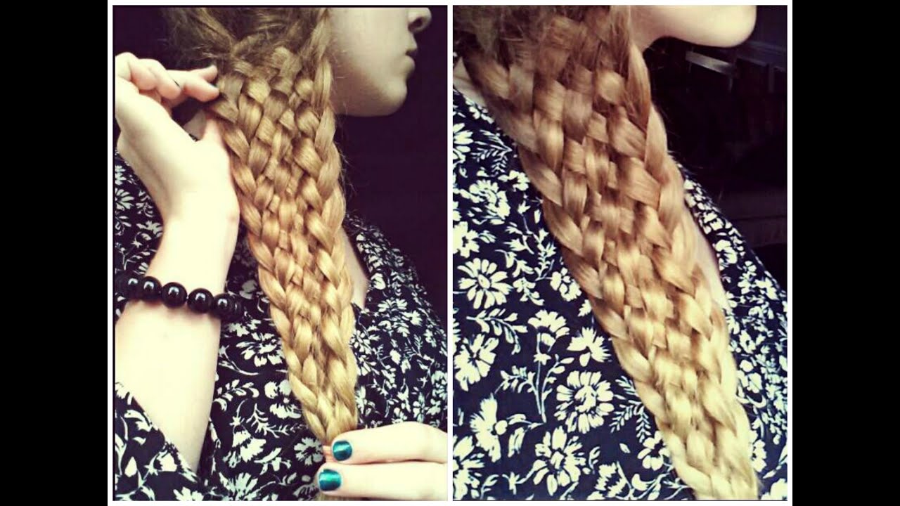 Easy Eleven Strand Braid with NO BOBBY PINS!