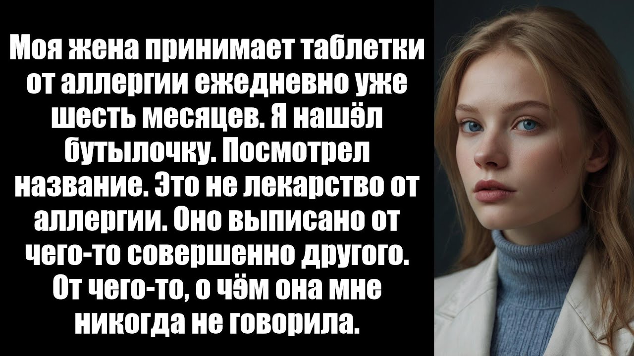Жена принимала «таблетки от аллергии» ежедневно в течение 6 месяцев. Я посмотрел название. Это не