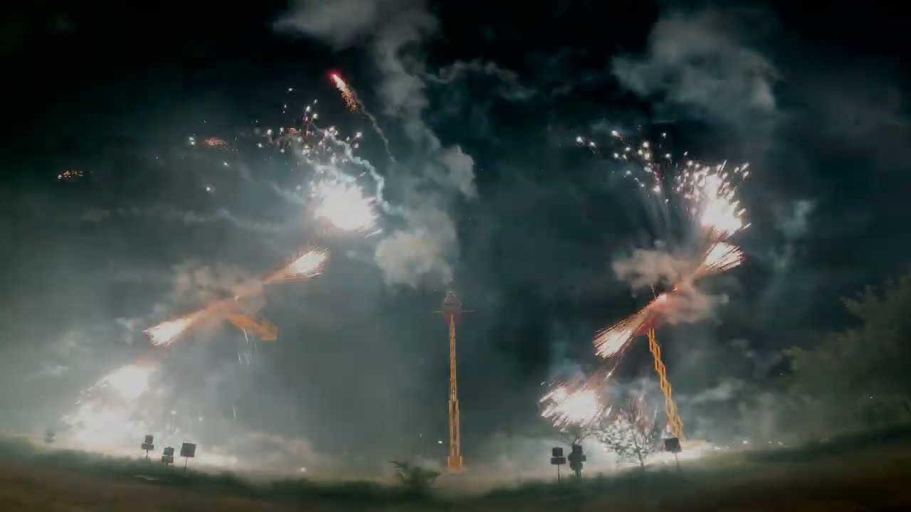 Motto-Musikfeuerwerk 90er, Volksfest Lohhof 2022