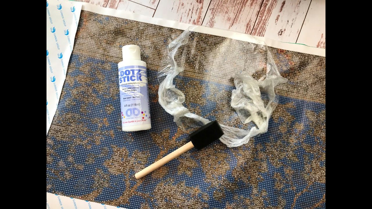 Converting Tape to Poured Glue? A Diamond Painting Experiment