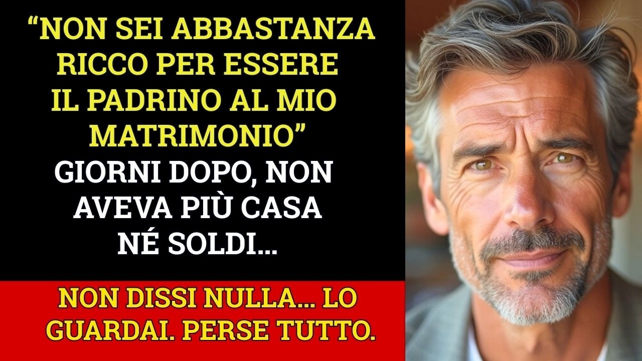 Mia COGNATA Ha Detto Che Non Sono Abbastanza Ricco Per Essere Padrino Al Suo Matrimonio Così ...