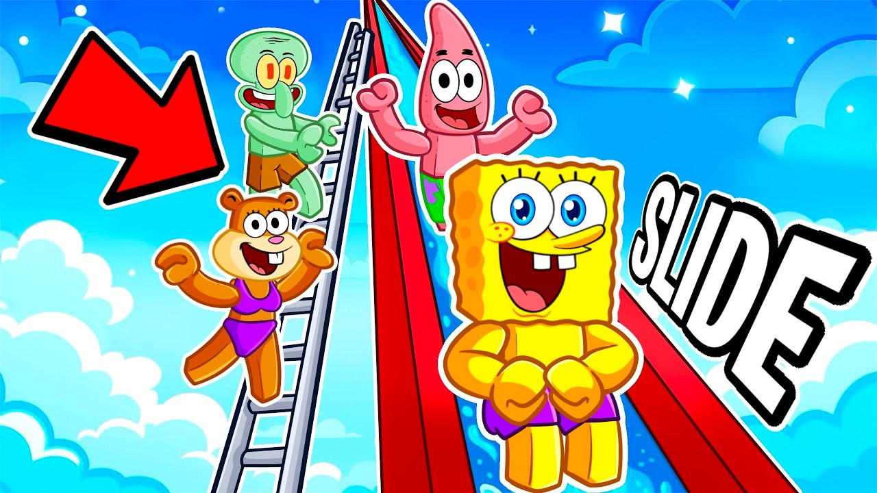 I Spent $765,784 To Climb And Slide Down The BIGGEST WATERSLIDE In Roblox!
