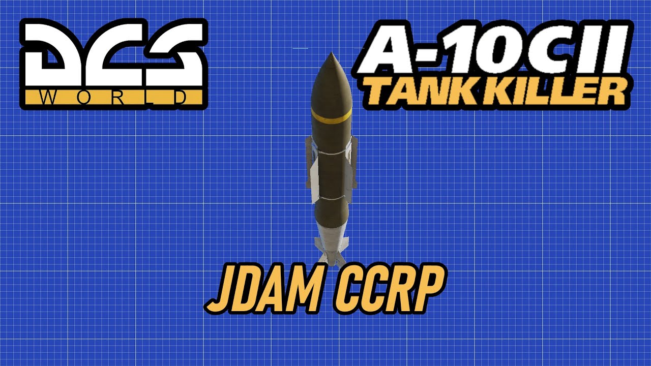 A-10CII Tank Killer Tutorial | JDAM (GPS Guided Bomb) CCRP | DCS