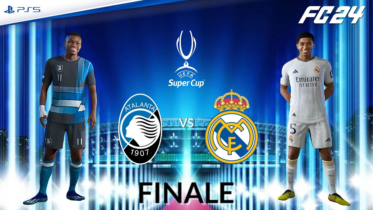 Atalanta - Real Madrid ⚽️ UEFA Super Cup 2024 Realistic Match Sim | FC 24