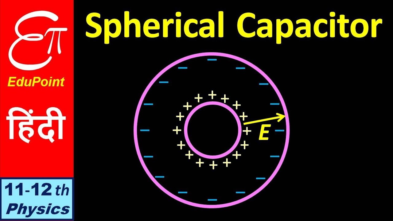 🔴 SPHERICAL CAPACITOR || in HINDI