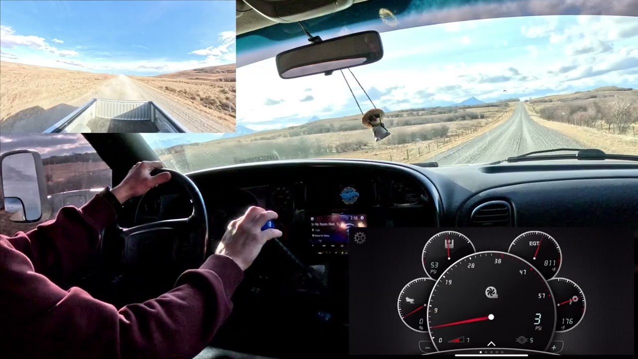 Bagging The 2nd Gen Cummins Diesel 6 Speed Manual On the Dirt Roads #cummins #dodgecummins #race