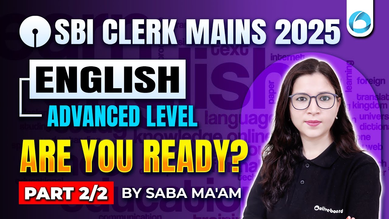 SBI Clerk Mains English | Advanced Level Practice - Part 2