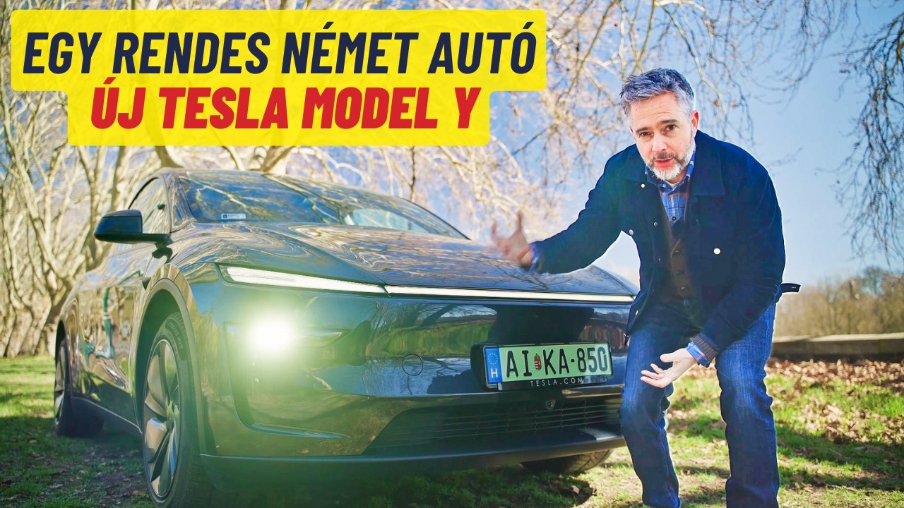 Berlin büszke: itt az új Tesla Model Y 2025 Juniper