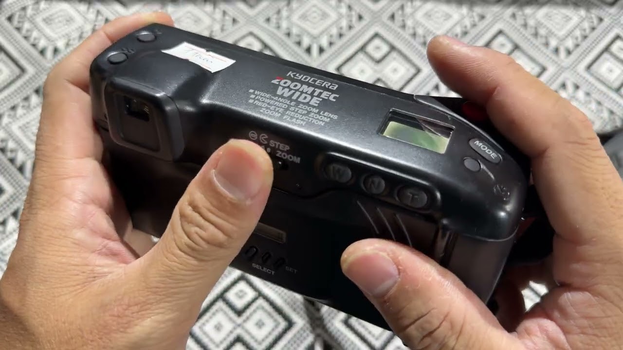 📷 Hướng dẫn sử dụng máy ảnh film Kyocera Zoomtec Wide