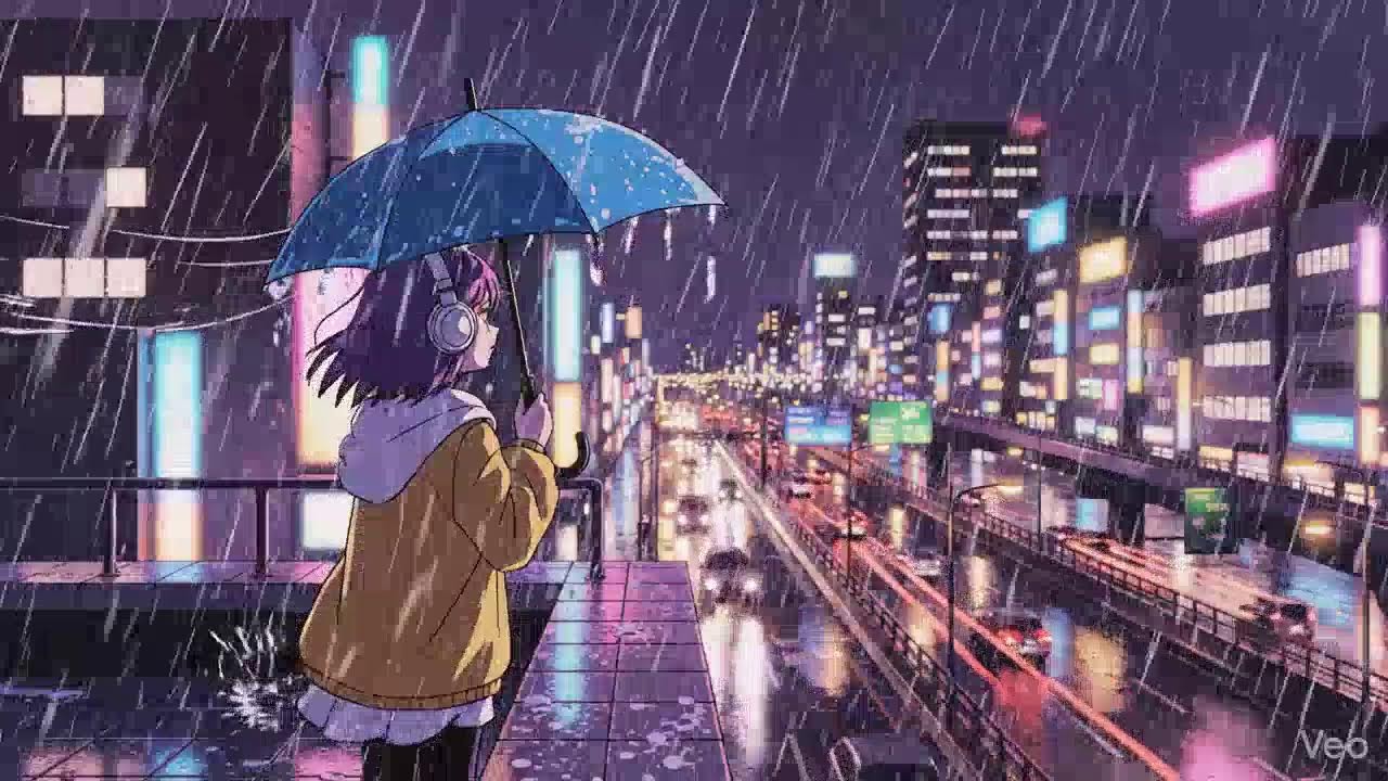 Japanese Rainy Night 🌧️ Chillhop Lofi Study Music