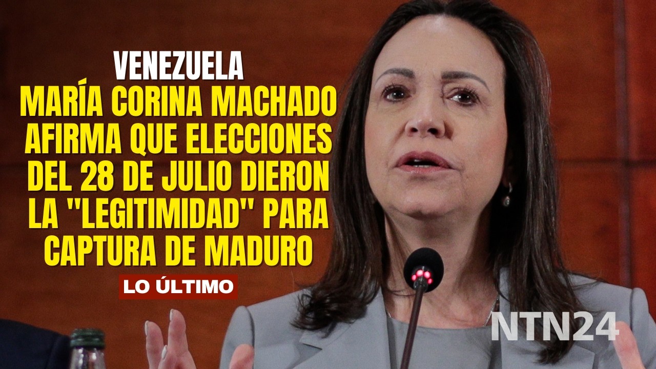 Machado afirma que elecciones del 28 de julio dieron la 
