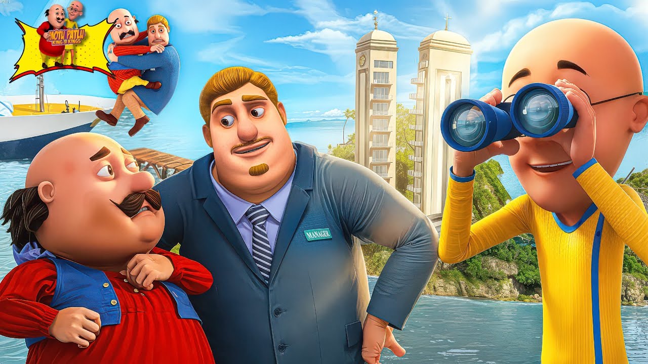 Motu Patlu Ke Hotel Main Aaya Earhquake | Kids Ko Aaya Full Fun | Motu Patlu | Kiddie Land