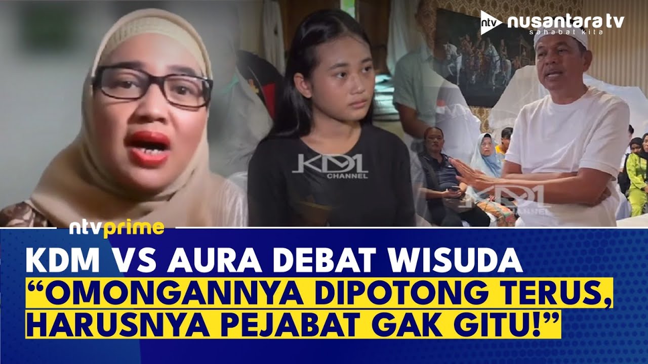 [FULL] Dedi Mulyadi Semprot Aura Soal Wisuda, Eks KPAI Membela: Omongannya Aura Dipotong KDM Terus!