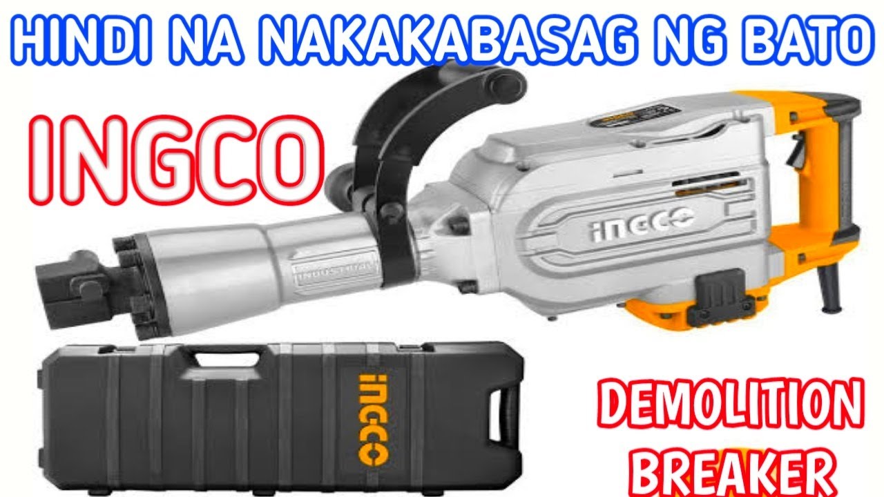 HOW TO REPAIR INGCO JACK HAMMER/ DEMOLITION BREAKER || TAGALOG