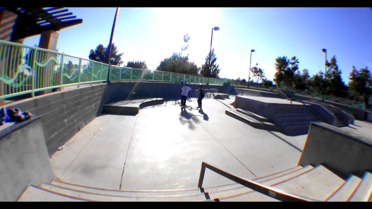 Brian's 360flip only line at Irwindale Skatepark