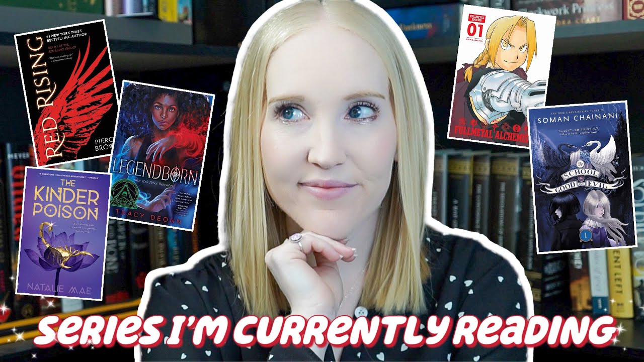 all the series I'm currently reading 📚