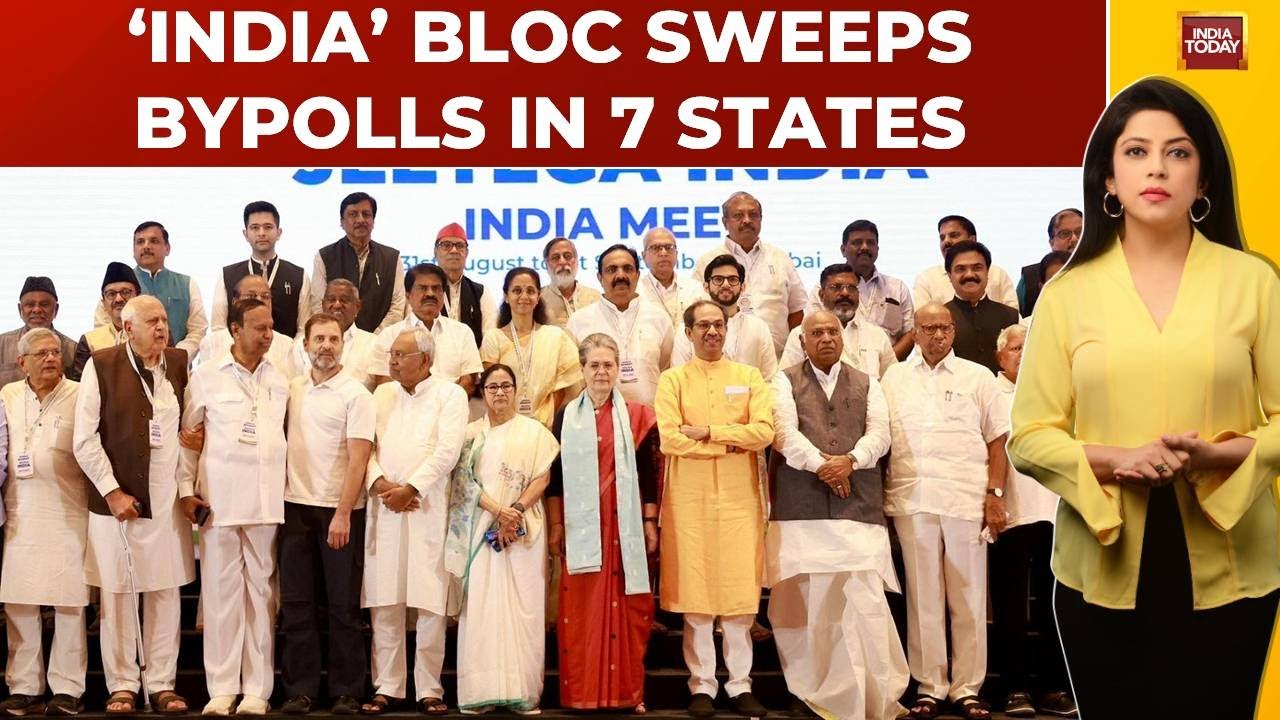 'INDIA' Bloc Sweeps Assembly Bypolls, Rahul Gandhi Says BJP's 'Web Of Fear' Broken | India Today