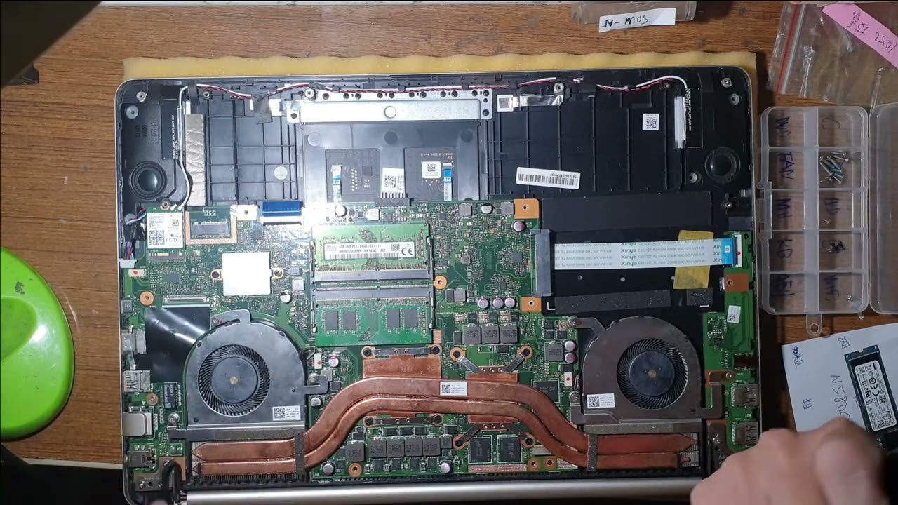 華碩 asus N580GD 拆機 disassembly 說明
