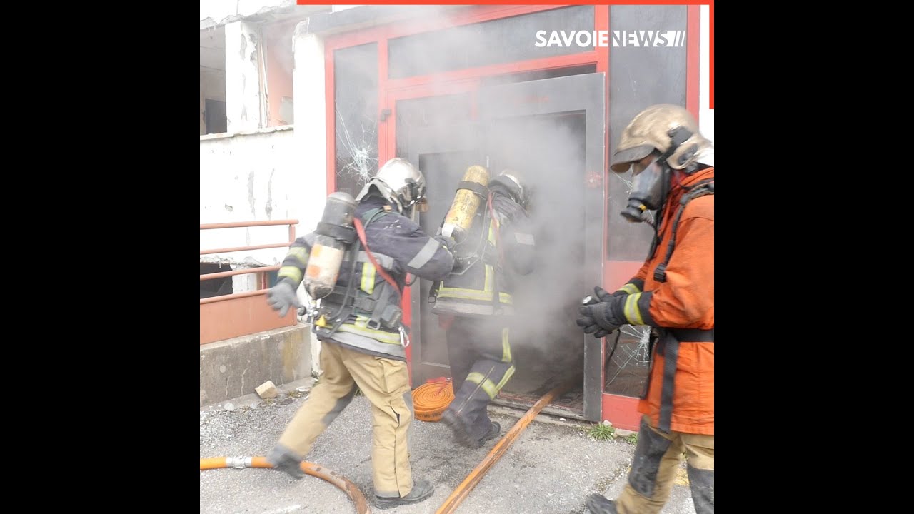Chambéry : Les pompiers formés aux interventions en sous-sol