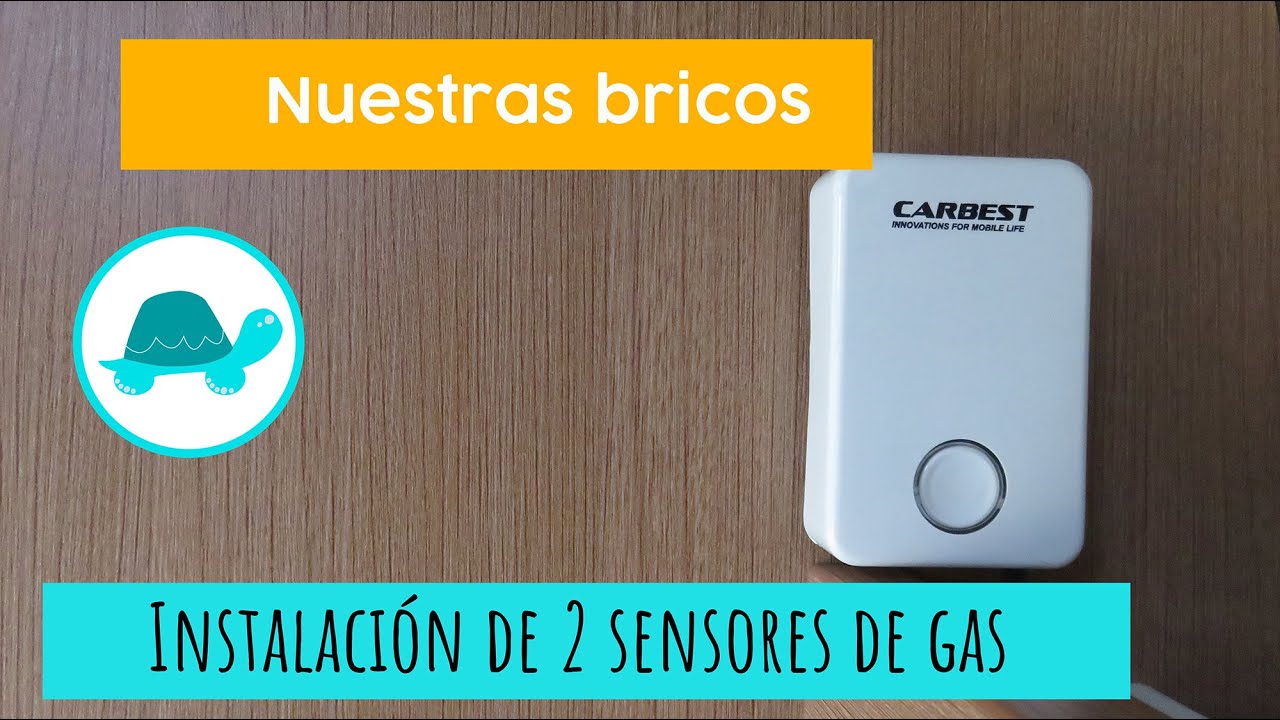 Instalación de 2 sensores de gas.
