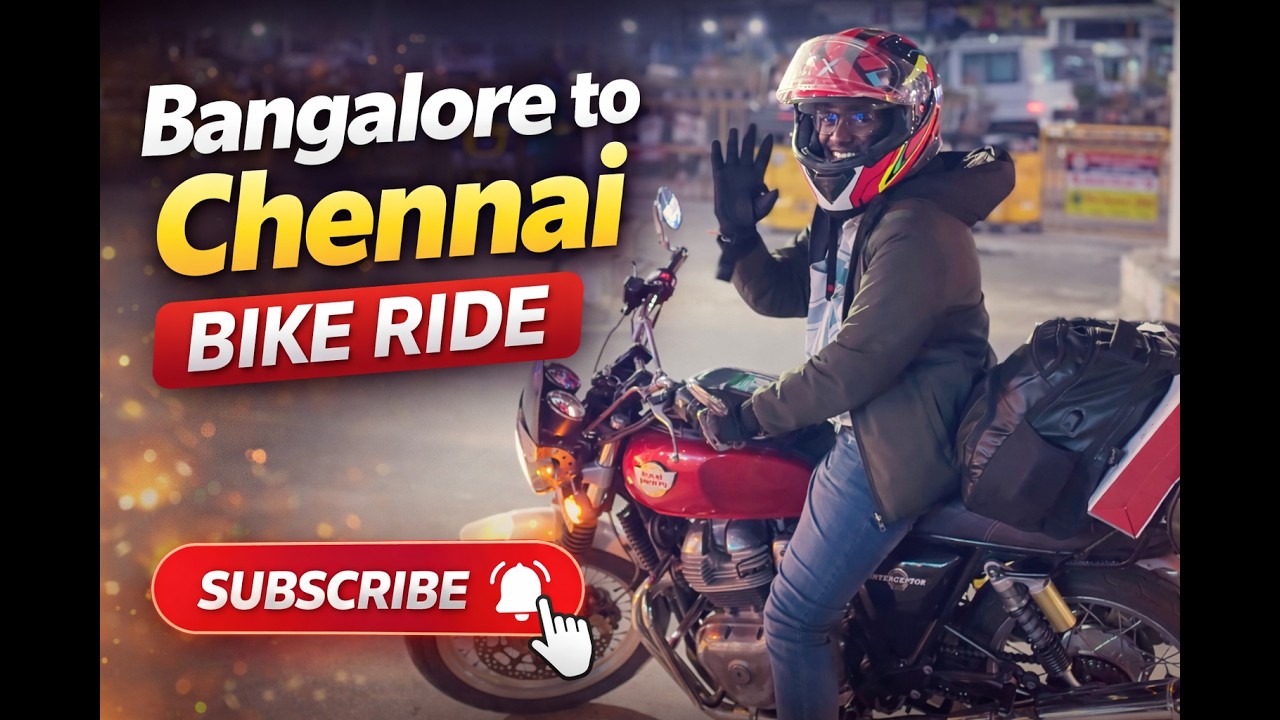 Bangalore to Chennai Solo Ride #tamil #india #chennai #bangalore #karnataka #travel #bike