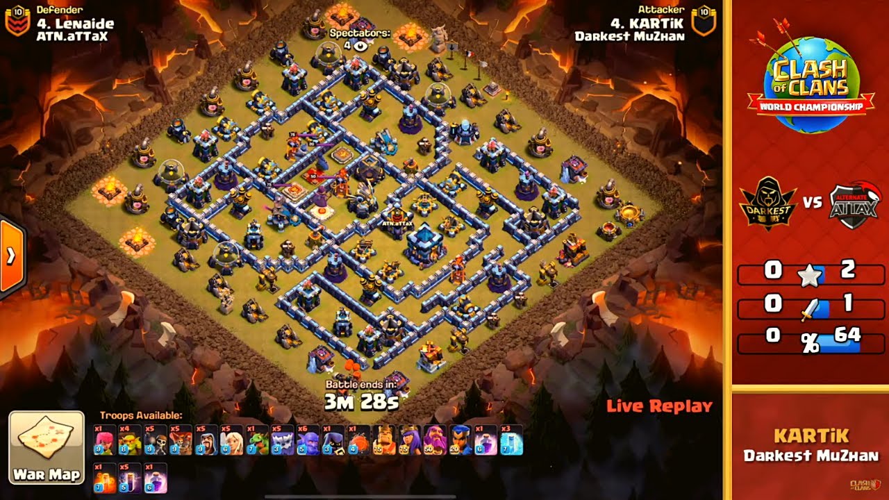 How to 3 Star World Championship Bases | OneHive August CWL