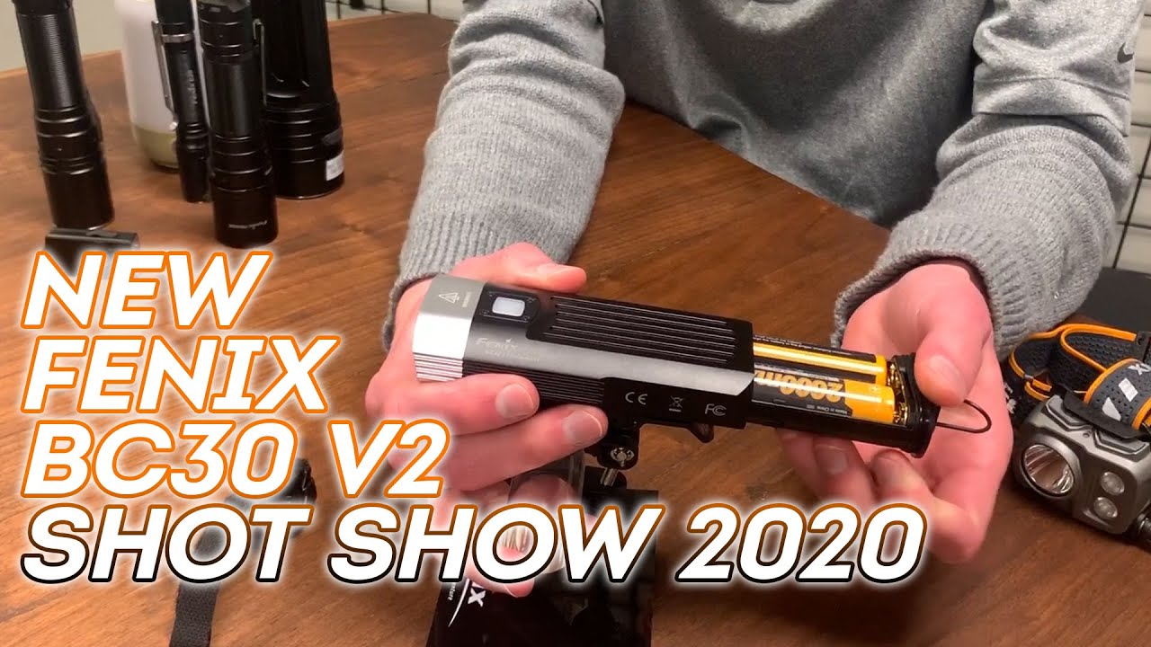 Fenix BC30 V2 Bike Light Shot Show 2020 Prototype Overview (Out now!)