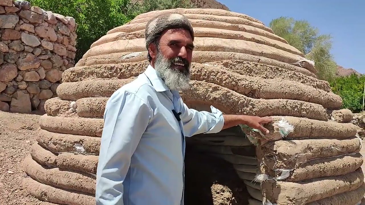 Village lifestyle in a quaint village house , cooking village. خانه عجیب روستایی . یزد