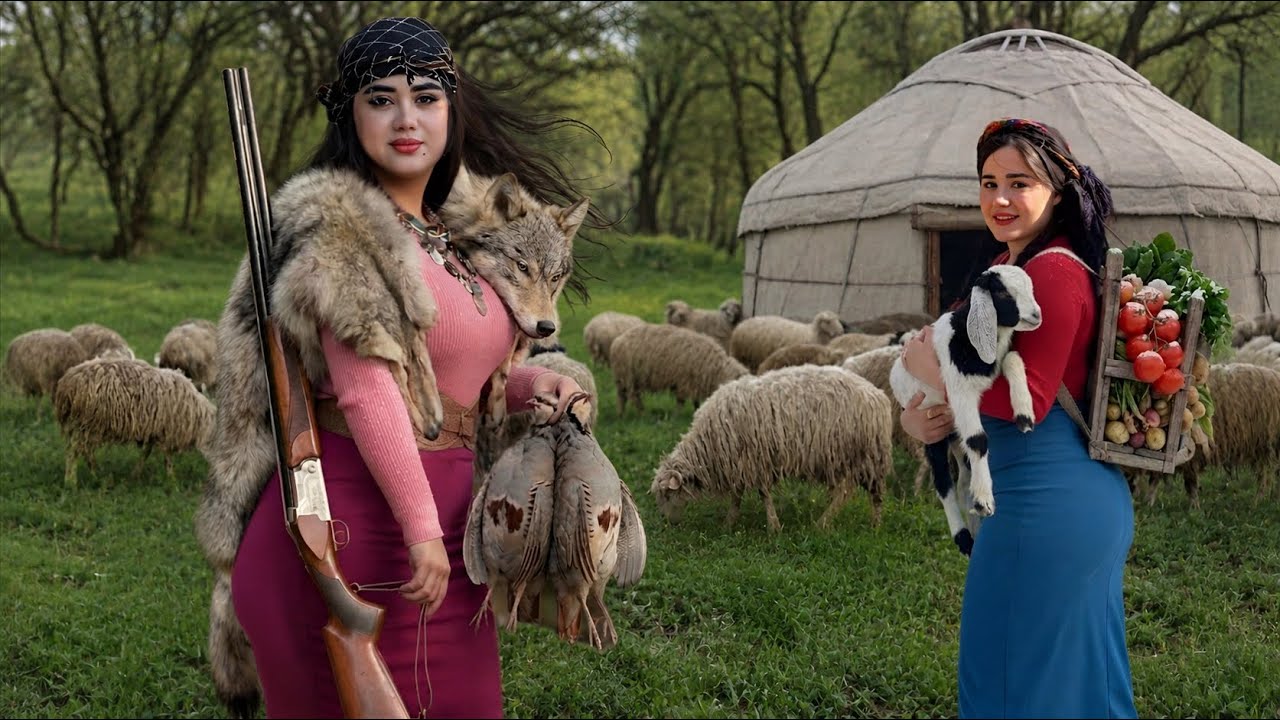 IRAN Village Life | The Hard Life of Rural Girls in the Mountains