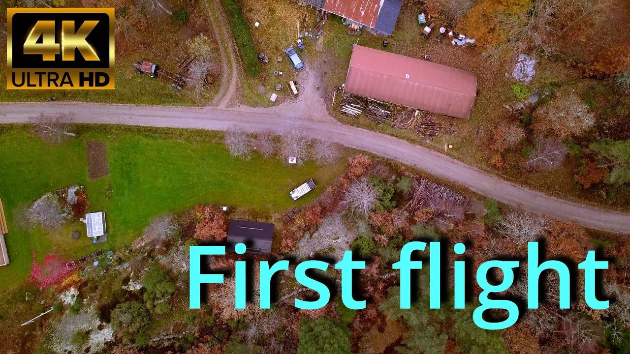 Dji Mavic Pro flight over the sawmill (Sweden, Orust)