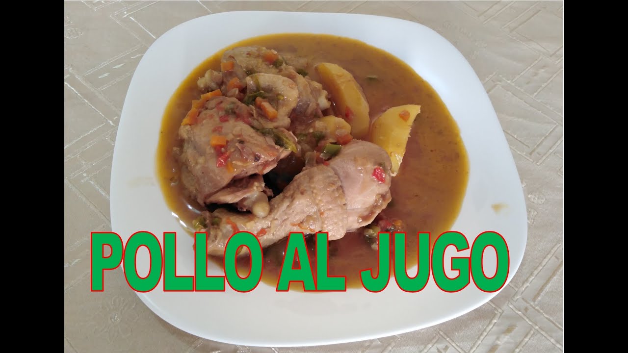Pollo al jugo boliviano muy rico y facil