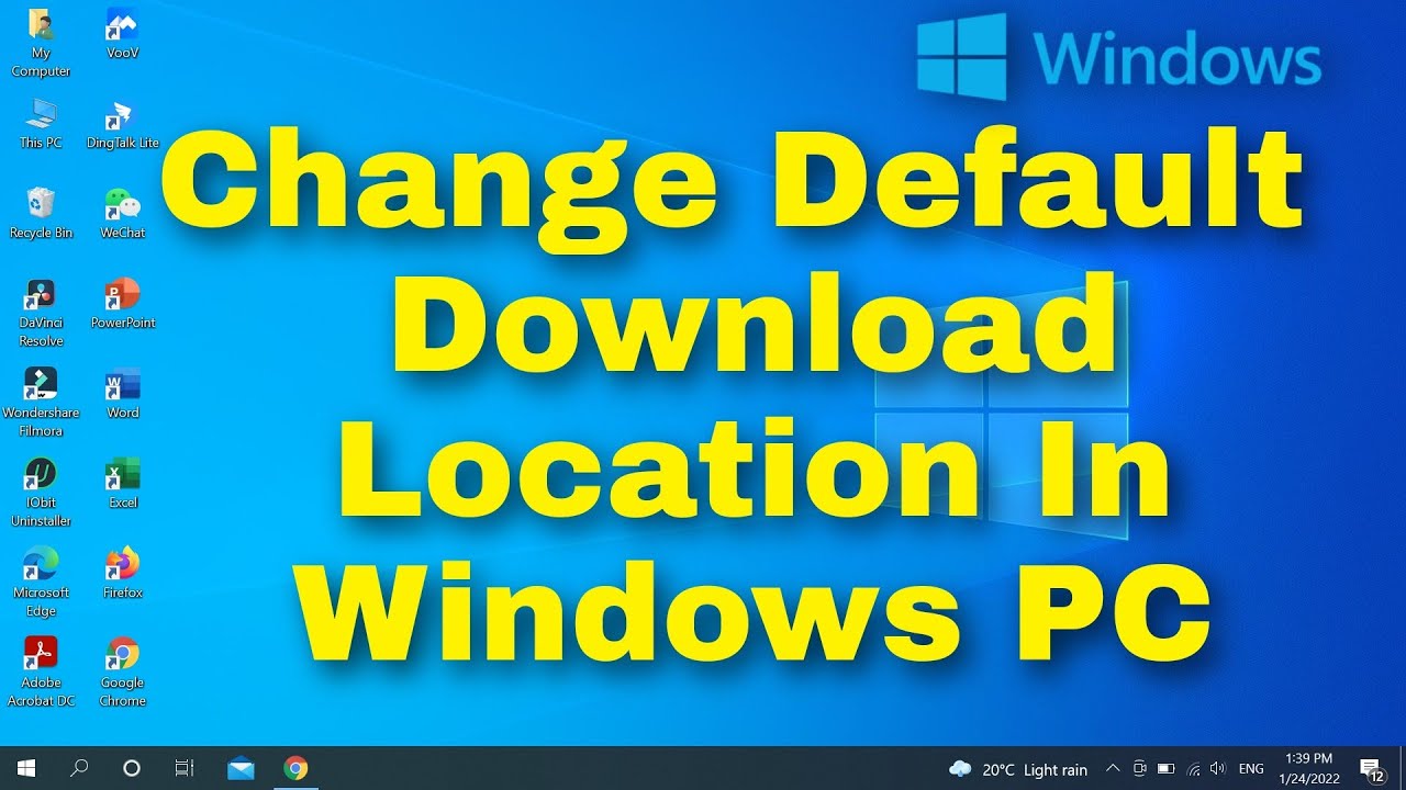 How to Change Default Download Location in Windows 10