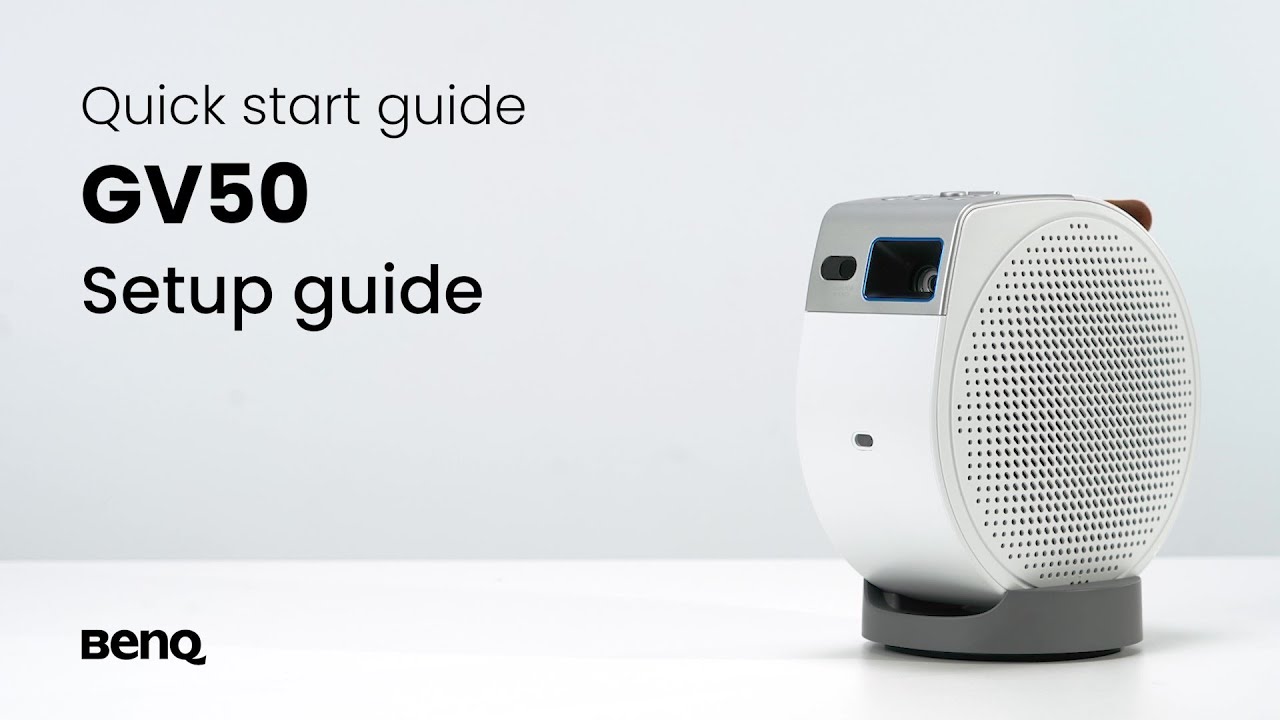 BenQ GV50 Portable Ceiling Projector -  Quick Start Video