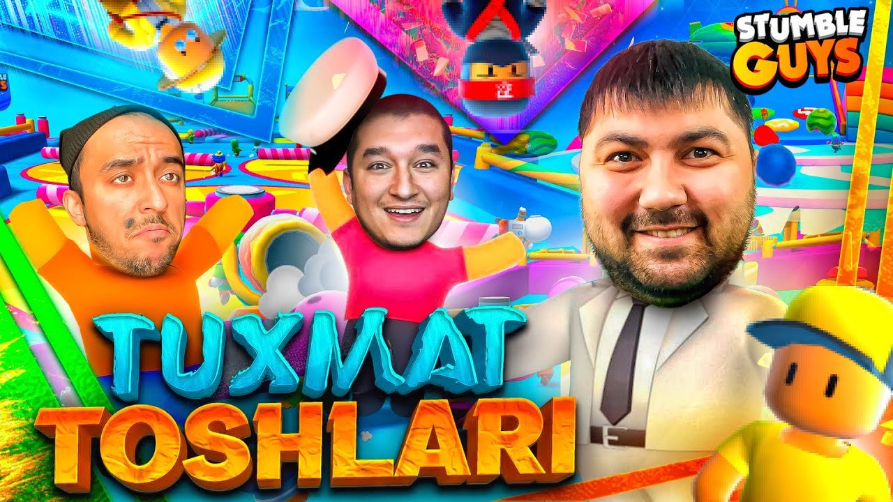 STUMBLE GUYS / TUXMAT TOSHLARI #10 / UZBEKCHA LETSPLAY