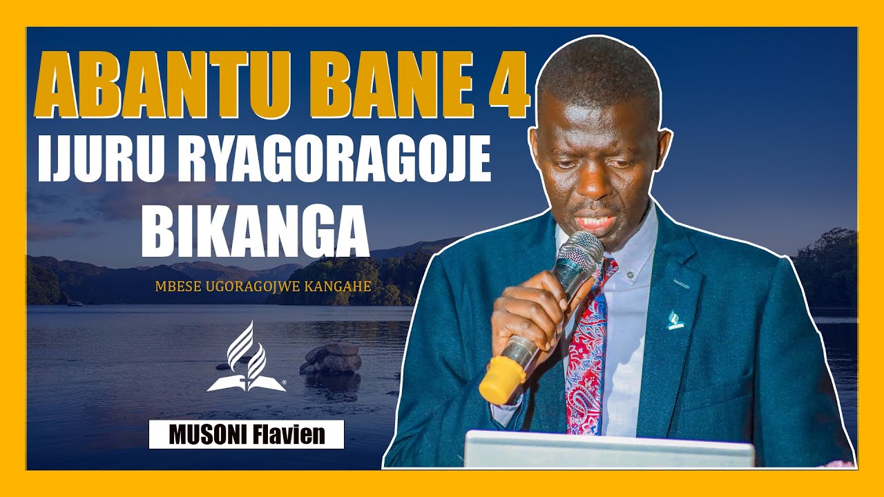 MUSONI Flavien :"ABANTU BANE 4 IJURU RYAGORAGOJE  BIKANGA MBESE UGORAGOJWE KANGAHE?".