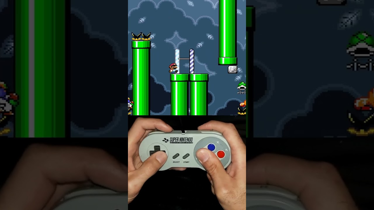 CHARGING CHUCKS and SHELL JUMPS - Crazy Level #shorts #kaizo #mario