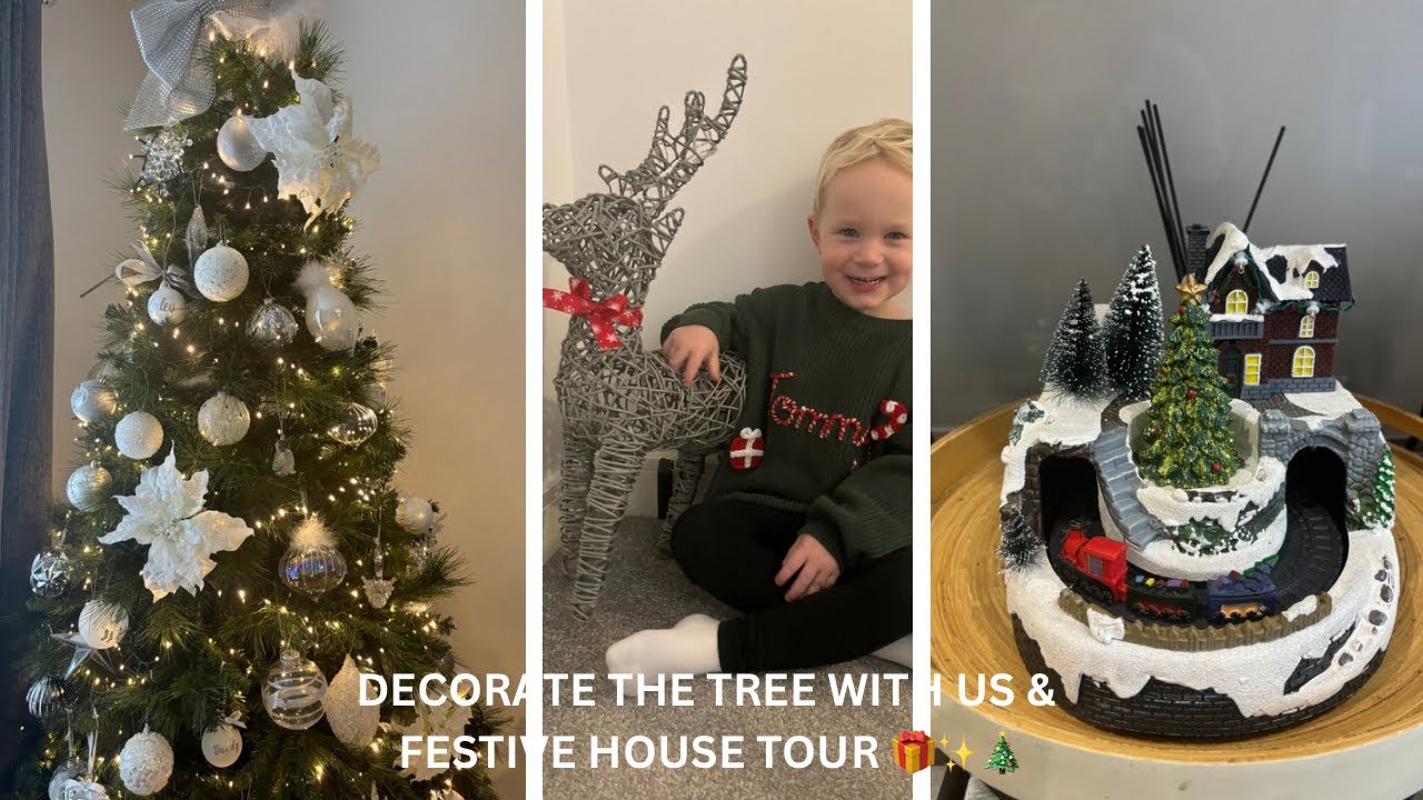 VLOGMAS 2024 | EPISODE ONE | DECORATE THE TREE | FESTIVE HOUSE TOUR 🎄🎁 | ELISHA HODGSON