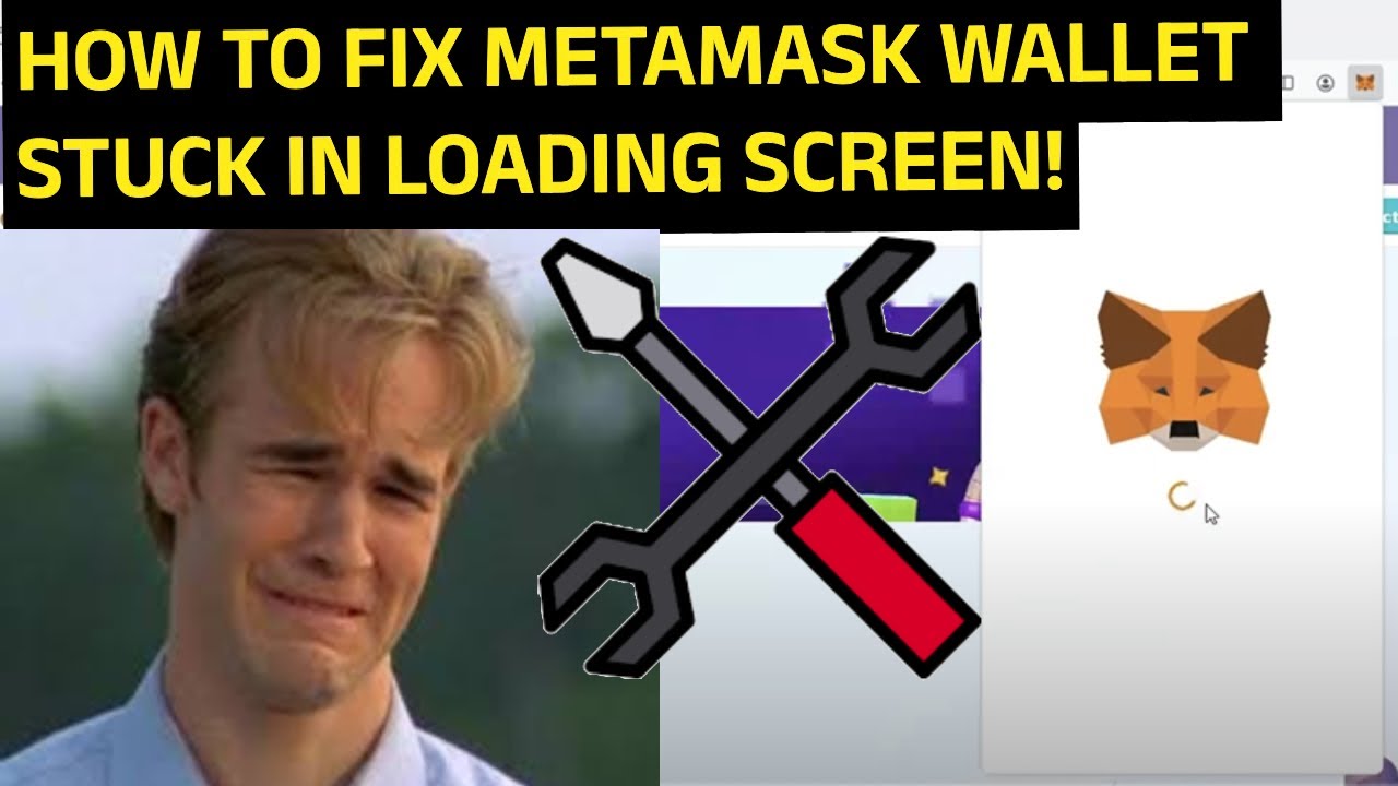 How to fix metamask wallet stuck in loading screen